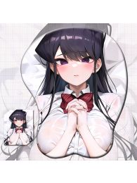 Komi Can't Communicate Komi Shoko 3D Wrist Rest Oppai Mouse Pad Komi Can't Communicate Komi Shoko 3D Wrist Rest Oppai Mouse Pad