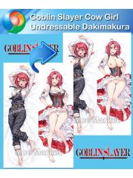 Goblin Slayer Cow Girl Undressable Dakimakura Hugging Body Pillow Cover Goblin Slayer Cow Girl Undressable Dakimakura Hugging Body Pillow Cover