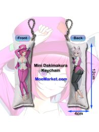 Project JPDE Evelyn Damerot Mini Dakimakura Keychain Phone Strap Project JPDE Evelyn Damerot Mini Dakimakura Keychain Phone Strap