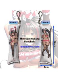 Goddess of Victory: Nikke Bay Mini Dakimakura Keychain Phone Strap Goddess of Victory: Nikke Bay Mini Dakimakura Keychain Phone Strap