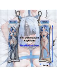 Azur Lane Alsace Mini Dakimakura Keychain Phone Strap Azur Lane Alsace Mini Dakimakura Keychain Phone Strap