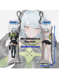 Zenless Zone Zero Anby Demara Mini Dakimakura Keychain Phone Strap Zenless Zone Zero Anby Demara Mini Dakimakura Keychain Phone Strap
