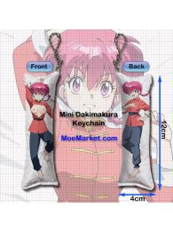 Ranma 1/2 Ranma Saotome Mini Dakimakura Keychain Phone Strap Ranma 1/2 Ranma Saotome Mini Dakimakura Keychain Phone Strap