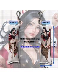Black Myth: Wukong Pingping Mini Dakimakura Keychain Phone Strap Black Myth: Wukong Pingping Mini Dakimakura Keychain Phone Strap