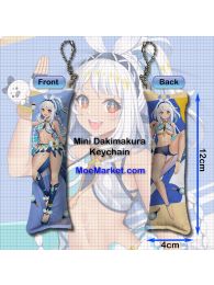 Genshin Impact Mualani Mini Dakimakura Keychain Phone Strap Genshin Impact Mualani Mini Dakimakura Keychain Phone Strap