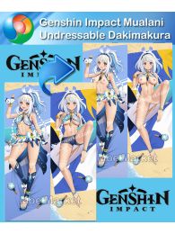 Genshin Impact Mualani Undressable Dakimakura Hugging Body Pillow Cover Genshin Impact Mualani Undressable Dakimakura Hugging Body Pillow Cover