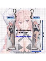 Zenless Zone Zero Tsukishiro Yanagi Mini Dakimakura Keychain Phone Strap Zenless Zone Zero Tsukishiro Yanagi Mini Dakimakura Keychain Phone Strap