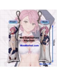 Dandadan Aira Shiratori Mini Dakimakura Keychain Phone Strap Dandadan Aira Shiratori Mini Dakimakura Keychain Phone Strap