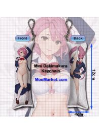 Dandadan Aira Shiratori Mini Dakimakura Keychain Phone Strap Dandadan Aira Shiratori Mini Dakimakura Keychain Phone Strap