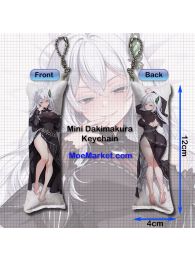 Re:Zero Echidna Mini Dakimakura Keychain Phone Strap Re:Zero Echidna Mini Dakimakura Keychain Phone Strap