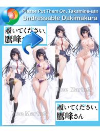 Please Put Them On, Takamine-san Takamine Takane Undressable Dakimakura Hugging Body Pillow Cover Please Put Them On, Takamine-san Takamine Takane Undressable Dakimakura Hugging Body Pillow Cover