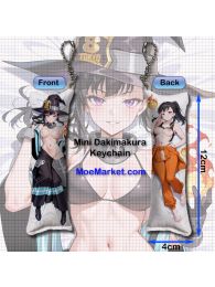 Fire Force Maki Oze Mini Dakimakura Keychain Phone Strap Fire Force Maki Oze Mini Dakimakura Keychain Phone Strap