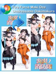 Fire Force Maki Oze Undressable Dakimakura Hugging Body Pillow Cover Fire Force Maki Oze Undressable Dakimakura Hugging Body Pillow Cover