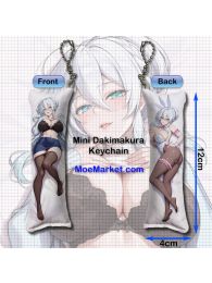 The Shy Snow Woman And The Cursed Ring Yukino Mifuyu Mini Dakimakura Keychain Phone Strap The Shy Snow Woman And The Cursed Ring Yukino Mifuyu Mini Dakimakura Keychain Phone Strap