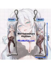 The Shy Snow Woman And The Cursed Ring Yukino Mifuyu Mini Dakimakura Keychain Phone Strap The Shy Snow Woman And The Cursed Ring Yukino Mifuyu Mini Dakimakura Keychain Phone Strap