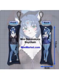 Star Fox Krystal Mini Dakimakura Keychain Phone Strap Star Fox Krystal Mini Dakimakura Keychain Phone Strap
