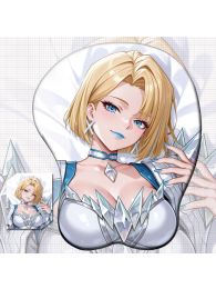 Marvel Rivals Emma Frost 3D Wrist Rest Oppai Mouse Pad Marvel Rivals Emma Frost 3D Wrist Rest Oppai Mouse Pad