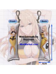 Go! Go! Loser Ranger! Yumeko Suzukiri Mini Dakimakura Keychain Phone Strap Go! Go! Loser Ranger! Yumeko Suzukiri Mini Dakimakura Keychain Phone Strap