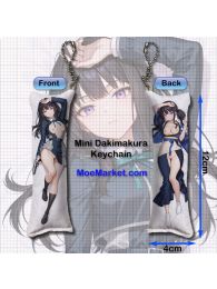 Lycoris Recoil Takina Inoue Mini Dakimakura Keychain Phone Strap Lycoris Recoil Takina Inoue Mini Dakimakura Keychain Phone Strap