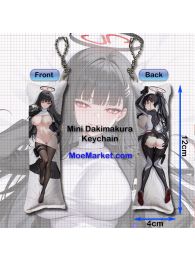 Blue Archive Tsukatsuki Rio Mini Dakimakura Keychain Phone Strap Blue Archive Tsukatsuki Rio Mini Dakimakura Keychain Phone Strap