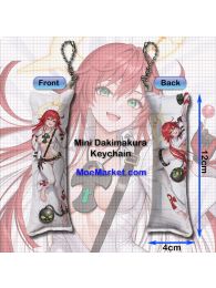 Guilty Gear Jack-O' Valentine Mini Dakimakura Keychain Phone Strap Guilty Gear Jack-O' Valentine Mini Dakimakura Keychain Phone Strap