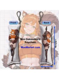 Marvel Rivals Squirrel Girl Mini Dakimakura Keychain Phone Strap Marvel Rivals Squirrel Girl Mini Dakimakura Keychain Phone Strap