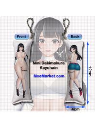 FreeStyle 2 Violet Mini Dakimakura Keychain Phone Strap FreeStyle 2 Violet Mini Dakimakura Keychain Phone Strap