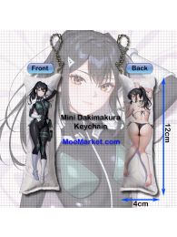 Kaiju No. 8 Mina Ashiro Mini Dakimakura Keychain Phone Strap Kaiju No. 8 Mina Ashiro Mini Dakimakura Keychain Phone Strap