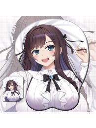 Girumasu Alina Clover 3D Wrist Rest Oppai Mouse Pad Girumasu Alina Clover 3D Wrist Rest Oppai Mouse Pad
