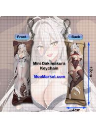 Azur Lane Hakuhou Mini Dakimakura Keychain Phone Strap Azur Lane Hakuhou Mini Dakimakura Keychain Phone Strap