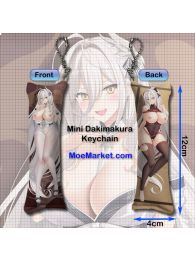 Azur Lane Hakuhou Mini Dakimakura Keychain Phone Strap Azur Lane Hakuhou Mini Dakimakura Keychain Phone Strap