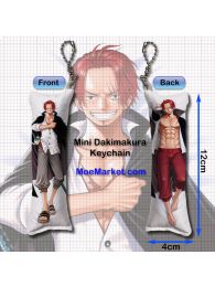 One Piece Shanks Mini Dakimakura Keychain Phone Strap One Piece Shanks Mini Dakimakura Keychain Phone Strap