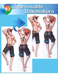 One Piece Portgas D. Ace Undressable Dakimakura Hugging Body Pillow Cover One Piece Portgas D. Ace Undressable Dakimakura Hugging Body Pillow Cover