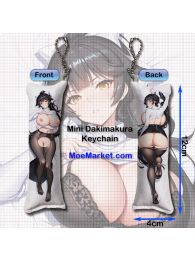 Azur Lane Takao Mini Dakimakura Keychain Phone Strap Azur Lane Takao Mini Dakimakura Keychain Phone Strap
