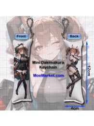 Arknights Endfield Gilberta Mini Dakimakura Keychain Phone Strap Arknights Endfield Gilberta Mini Dakimakura Keychain Phone Strap