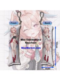 Genshin Impact Linnea Mini Dakimakura Keychain Phone Strap Genshin Impact Linnea Mini Dakimakura Keychain Phone Strap
