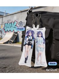 Blue Archive Hayase Yuuka Mini Dakimakura Keychain Phone Strap Blue Archive Hayase Yuuka Mini Dakimakura Keychain Phone Strap