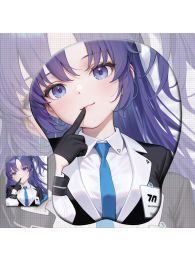 Blue Archive Hayase Yuuka 3D Wrist Rest Oppai Mouse Pad Blue Archive Hayase Yuuka 3D Wrist Rest Oppai Mouse Pad