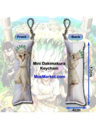 Dr. Stone Senku Ishigami Mini Dakimakura Keychain Phone Strap Dr. Stone Senku Ishigami Mini Dakimakura Keychain Phone Strap