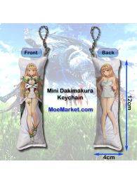 Xenoblade Chronicles 2 Mythra Mini Dakimakura Keychain Phone Strap Xenoblade Chronicles 2 Mythra Mini Dakimakura Keychain Phone Strap