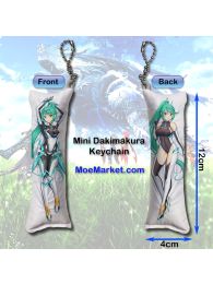 Xenoblade Chronicles 2 Pneuma Mini Dakimakura Keychain Phone Strap Xenoblade Chronicles 2 Pneuma Mini Dakimakura Keychain Phone Strap
