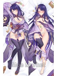 Genshin Impact Baal Raiden Shogun Dakimakura Hugging Body Pillow Cover Genshin Impact Baal Raiden Shogun Dakimakura Hugging Body Pillow Cover