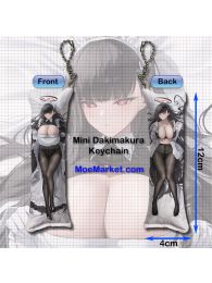 Blue Archive Tsukatsuki Rio Mini Dakimakura Keychain Phone Strap Blue Archive Tsukatsuki Rio Mini Dakimakura Keychain Phone Strap