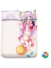 Miss Kobayashi's Dragon Maid Anime Bed Sheet or Duvet Cover Miss Kobayashi's Dragon Maid Anime Bed Sheet or Duvet Cover