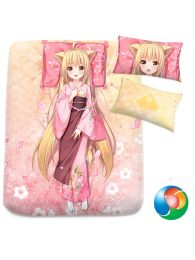 Konohana Kitan Yuzu Anime Bed Sheet or Duvet Cover Konohana Kitan Yuzu Anime Bed Sheet or Duvet Cover