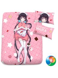 BLEND-S Maika Sakuranomiya Anime Bed Sheet or Duvet Cover BLEND-S Maika Sakuranomiya Anime Bed Sheet or Duvet Cover