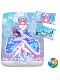 Touhou Project Yuyuko Saigyouji Anime Bed Sheet or Duvet Cover Touhou Project Yuyuko Saigyouji Anime Bed Sheet or Duvet Cover