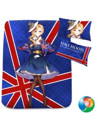 Azur Lane HMS Hood Anime Bed Sheet or Duvet Cover Azur Lane HMS Hood Anime Bed Sheet or Duvet Cover
