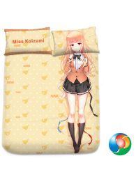 Ms. Koizumi Loves Ramen Noodles Anime Bed Sheet or Duvet Cover Ms. Koizumi Loves Ramen Noodles Anime Bed Sheet or Duvet Cover