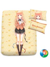 Ms. Koizumi Loves Ramen Noodles Anime Bed Sheet or Duvet Cover Ms. Koizumi Loves Ramen Noodles Anime Bed Sheet or Duvet Cover